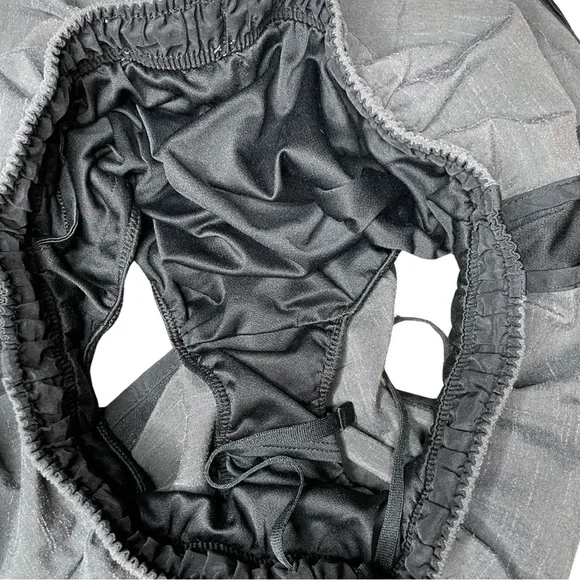 Nike Gray and Black Running Shorts - Picture 3 of 8